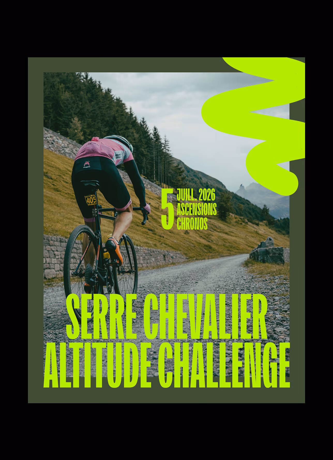 Affiche du Serre Chevalier Altitude Challenge