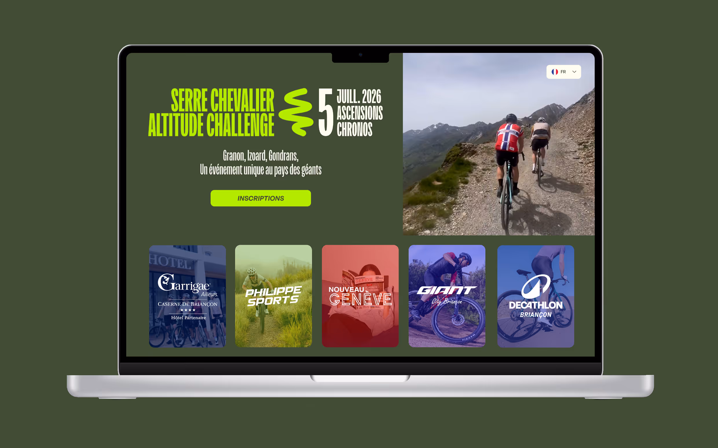 Site web du Serre Chevalier Altitude Challenge